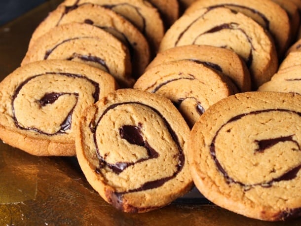 Chocolate Peanut Butter Pinwheels.