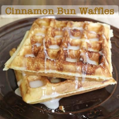 How to Make Gluten-Free Cinnamon Bun Waffles - Gluten-Free Baking