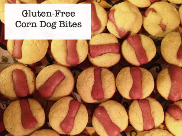 Gluten-Free Corn Dog Bites.