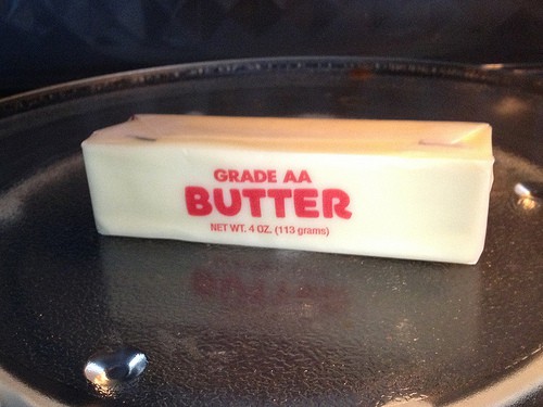 Sick of butter in the microwave.