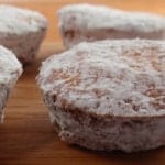 Powdered Sugar Doughnut Muffins.