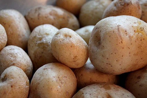 Salt potatoes.