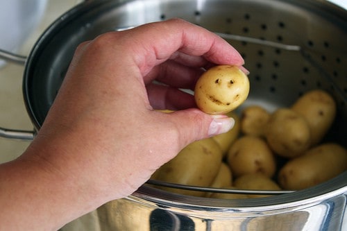 Steamed Potatoes Smile