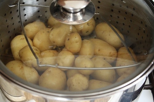 Steamed Potatoes – A Couple Cooks