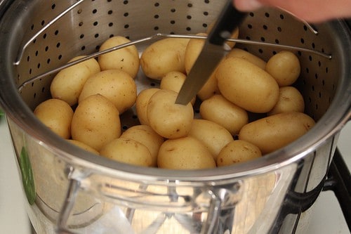 Steamed Potatoes – A Couple Cooks