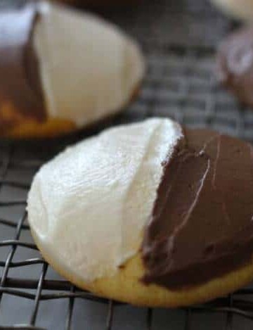 Gluten-Free Black and White Cookies