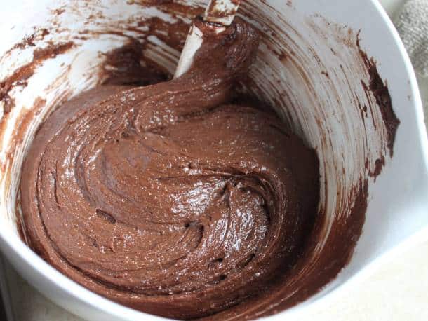 Gluten-free marcona cookie batter.