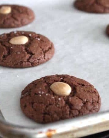 Gluten-Free Chocolate Almond Cookies.