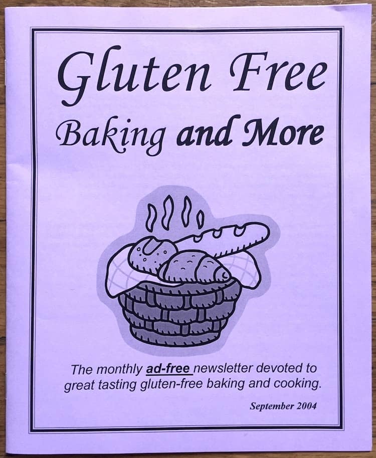 Gluten-Free Baking and More Newsletter Cover. 