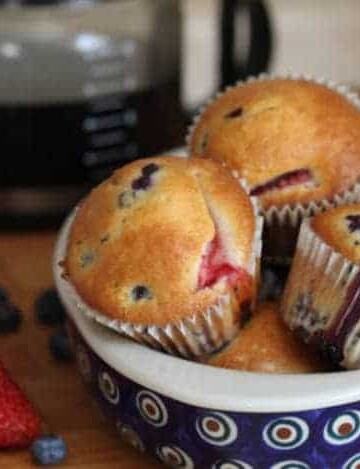 Gluten-Free Berry Muffins.