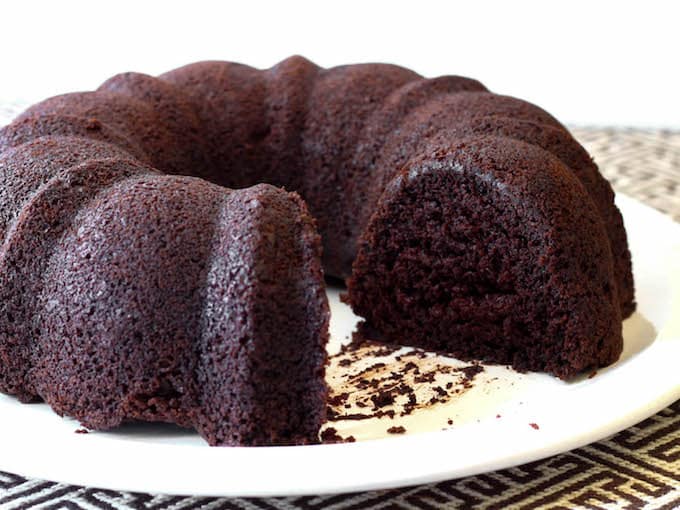 Easy Gluten-Free Chocolate Bundt Cake! 