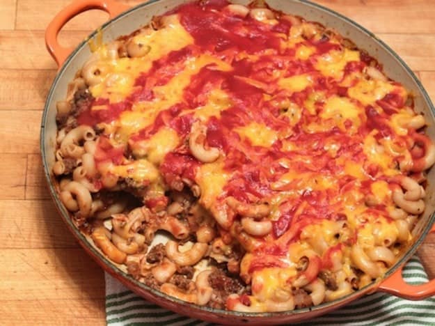 Gluten-Free Goulash in pan.