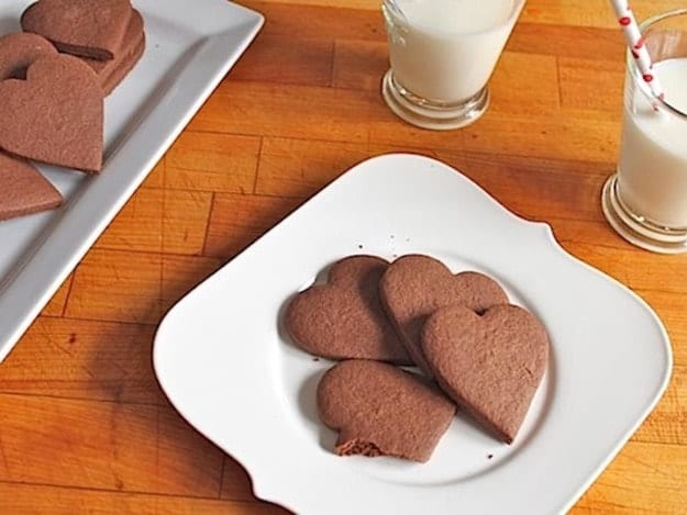 Gluten-free spicy chocolate cookies.