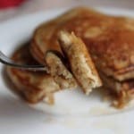 Fluffy Gluten-Free Whole Grain Pancakes.