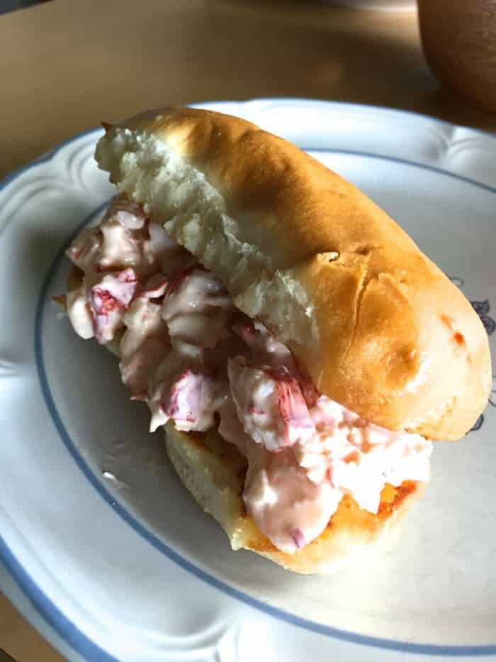 Gluten-free Lobster roll.