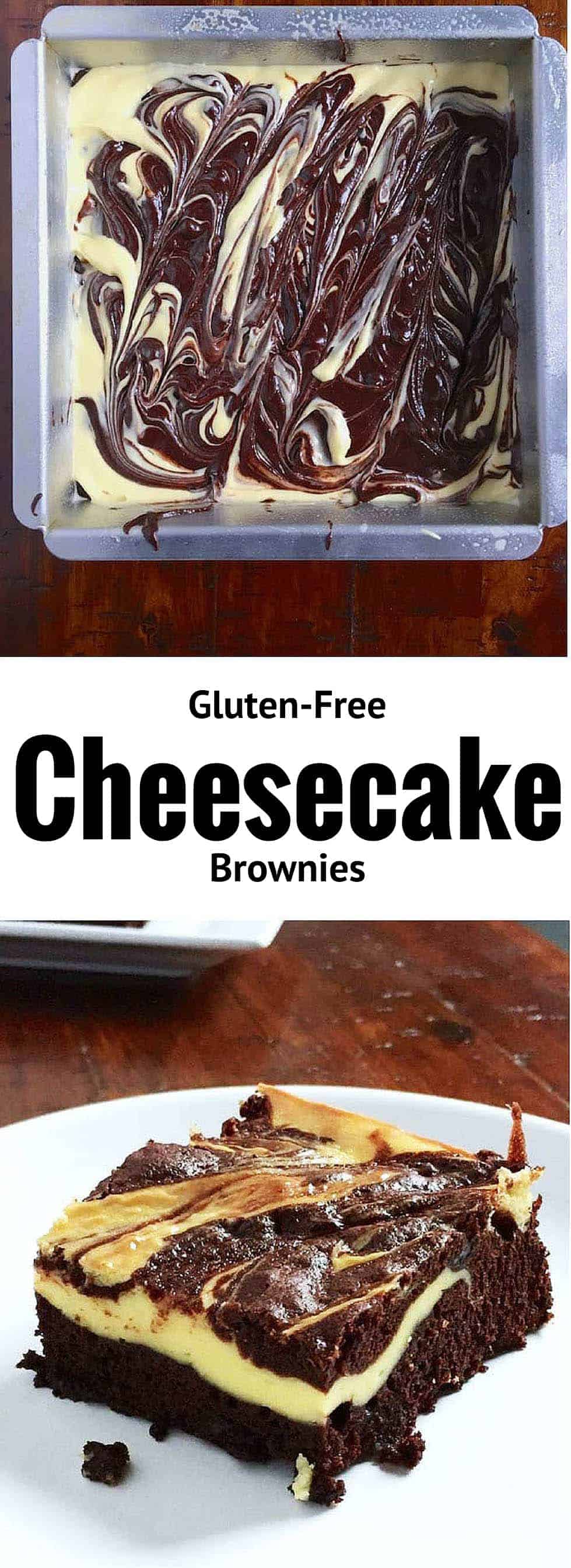 Gluten-Free Cheesecake Brownies