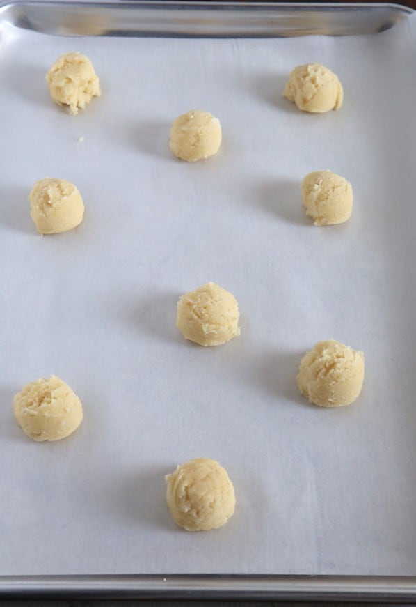 Gluten-free peppermint bark cookie dough.