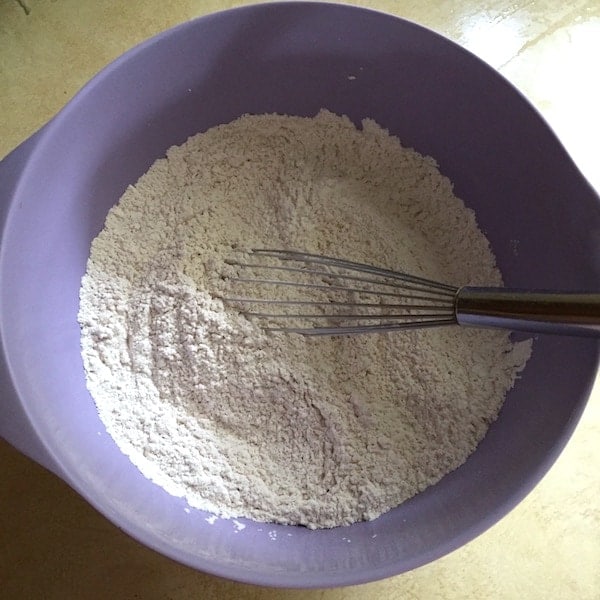 Flour for gluten-free zucchini bread.