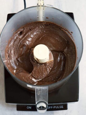 Chocolate Almond Butter in a food processor.