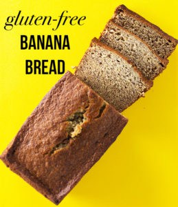 Gluten-Free Banana Bread. Easy Recipe for Moist Banana Bread.