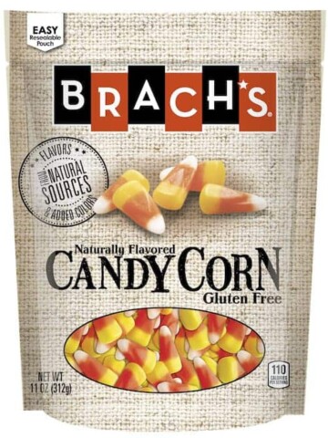 Bag of Brach's gluten-free candy corn.