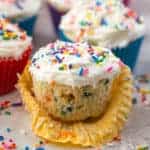 Gluten-Free funfetti cupcakes.