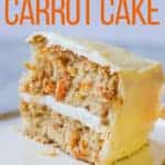 Slice of Gluten-Free Carrot Cake