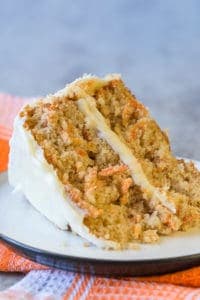 Slice of Gluten-Free Carrot Cake