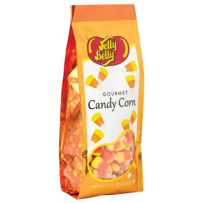 Bag of jelly belly candy corn.