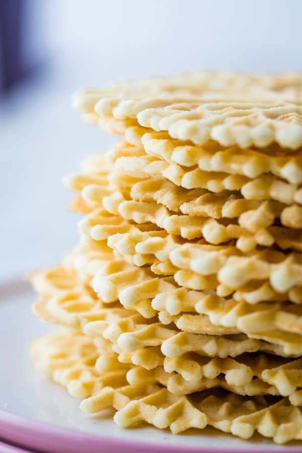 Cookies – Pizzelles Mini Vanilla – Gluten Free