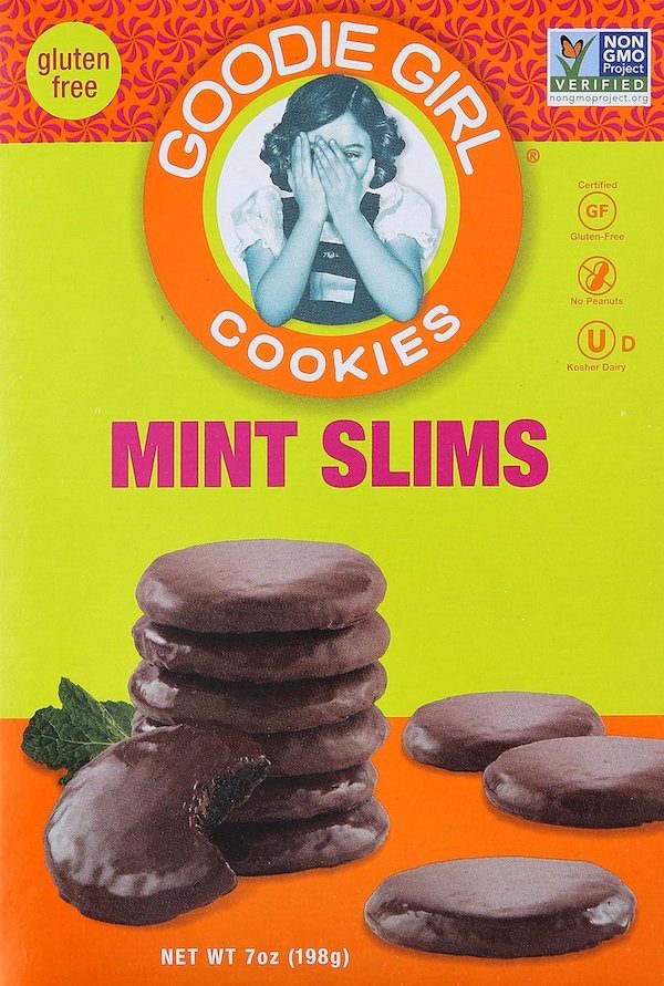 Box of Goodie Girl Gluten-Free Mint Slims