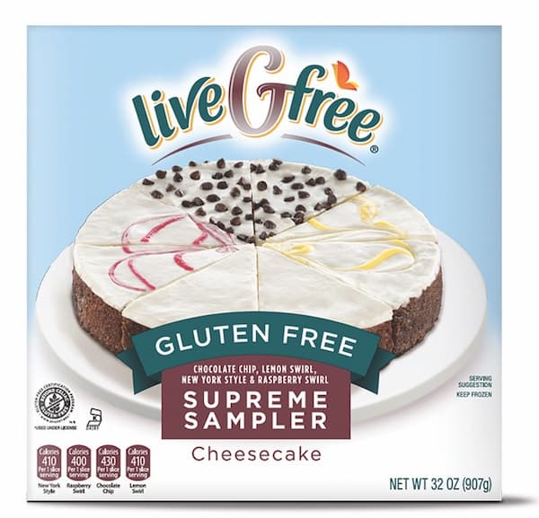 liveGfree Gluten Free Cheesecake