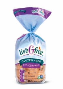 Aldi liveGfree Cinnamon Raisin Bread