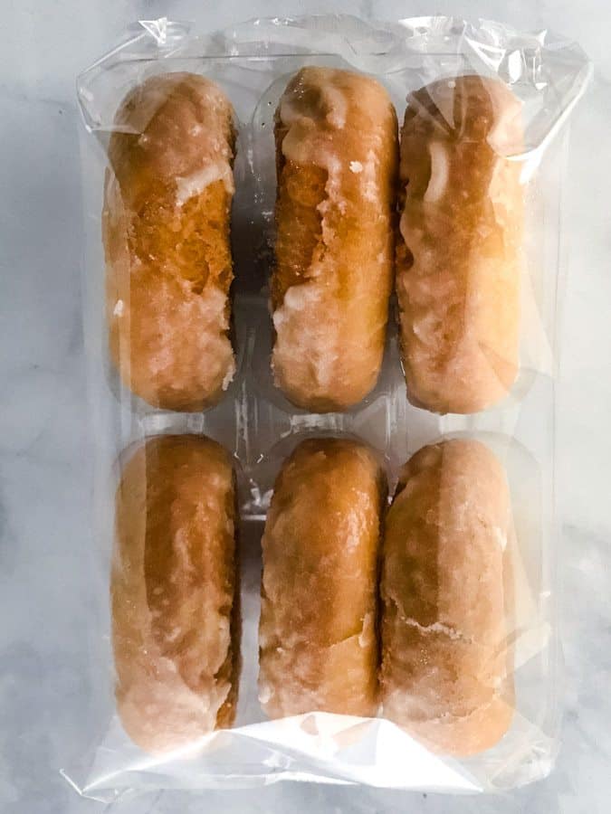 6 Aldi Gluten-Free Glazed Doughnuts in Package