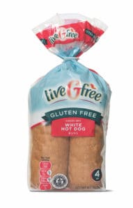 Aldi liveGfree Gluten Free Hot Dog Buns