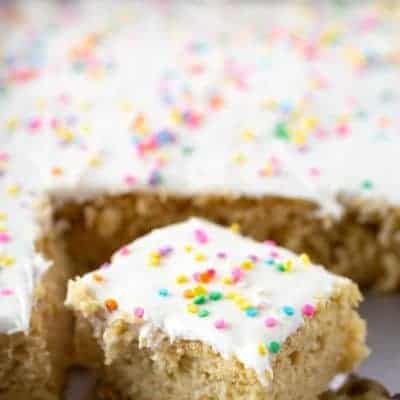 Easy Gluten-Free Vanilla Sheet Cake - Gluten-Free Baking