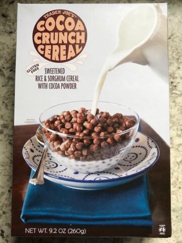 Trader Joe's Cocoa Crunch Cereal Front of Box