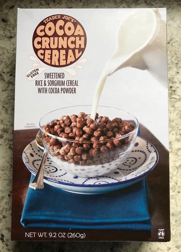 Trader Joe's Cocoa Crunch Cereal Front of Box