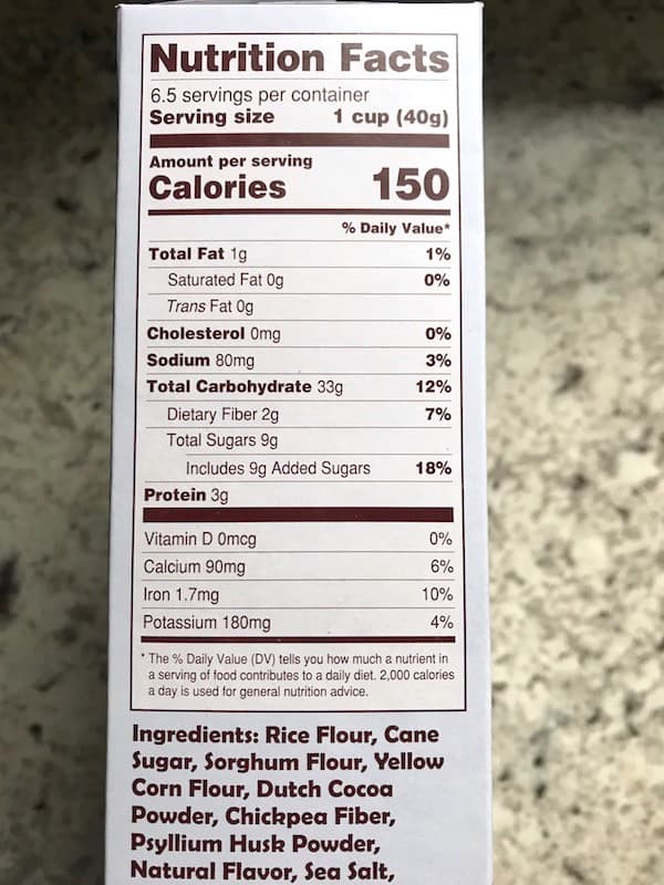 Trader Joe's Cocoa Crunch Cereal Nutrition Facts