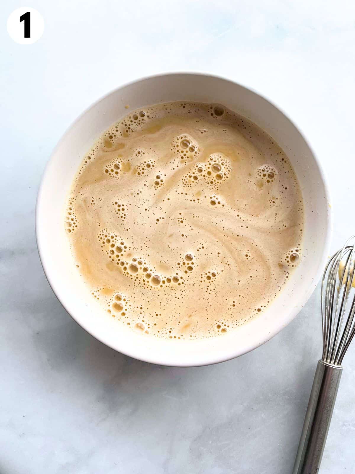 Simple custard for gluten-free French toast.