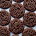 Gluten-free chocolate sugar cookies.